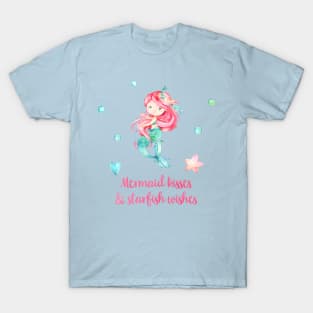 Mermaid Kisses and Starfish Wishes T-Shirt